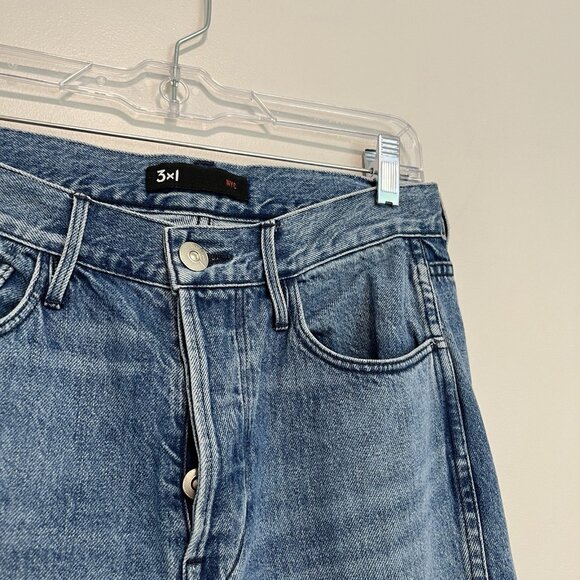 3x1 Austin Crop‎ Byrd Straight Leg Jeans Size 27 - Picture 4 of 9
